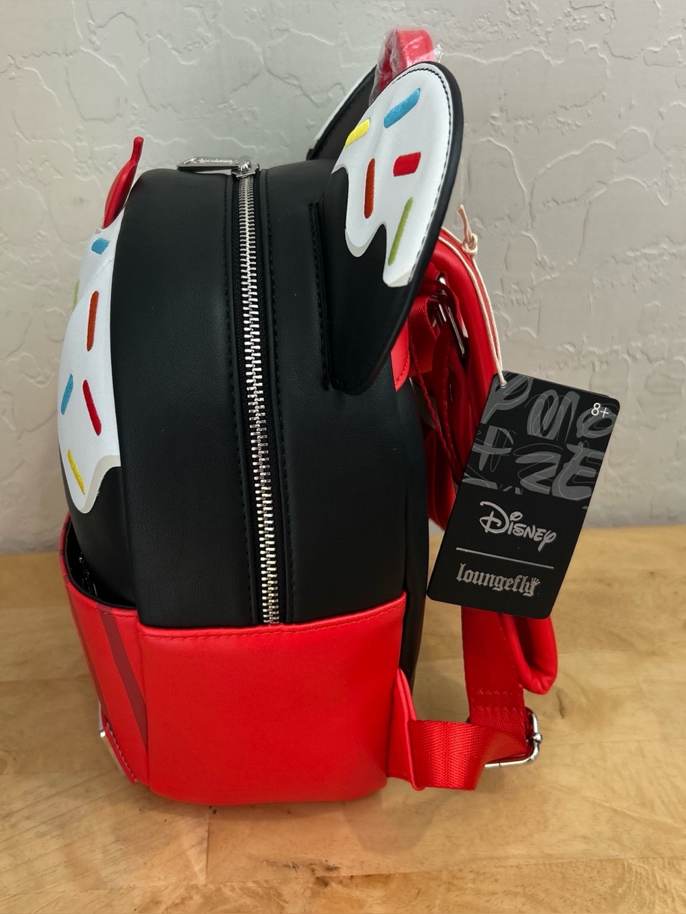 Loungefly Mickey Mouse Sprinkle Cupcake Cosplay Mini Backpack - Picture 9 of 16